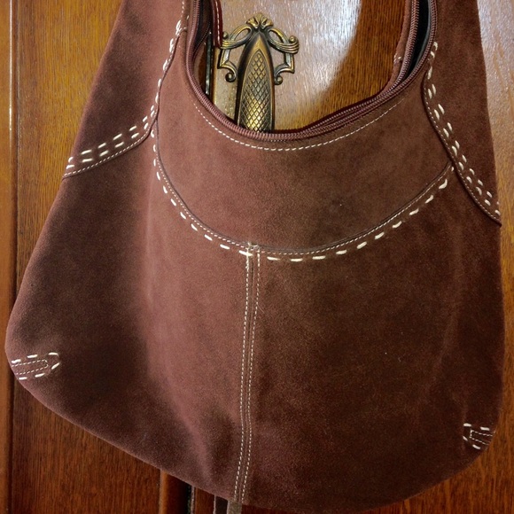 Vintage Suede Boho Hobo - Picture 4 of 9